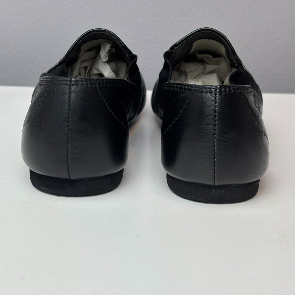 ABT America Ballet Theatre Spotlights Black Leather Jazz Dance Shoes Size 1 - Picture 10 of 11